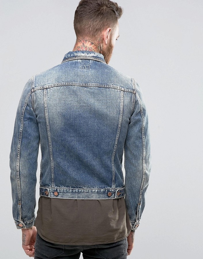 Nudie Jeans Nudie Billy Denim Jacket, $234 | Asos | Lookastic