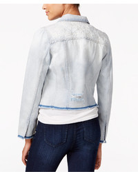Jessica Simpson Pixie Embroidered Denim Jacket