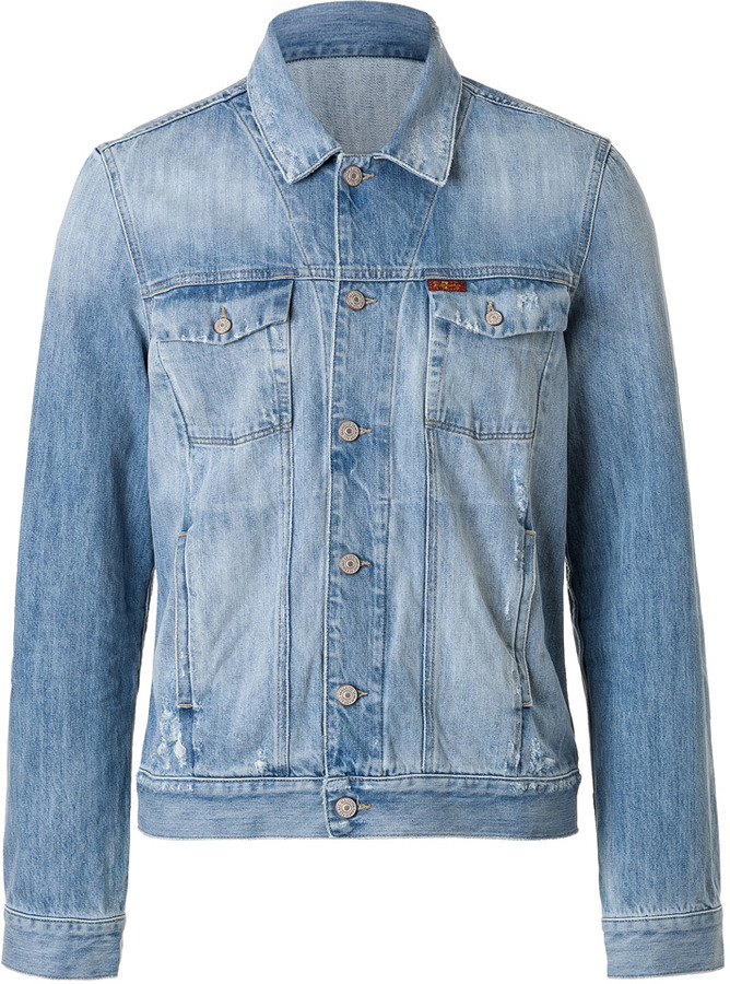 7 for all mankind jean jacket