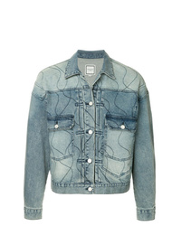 Wooyoungmi Stitch Detail Denim Jacket