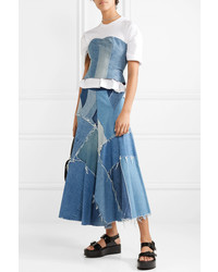Junya Watanabe Patchwork Denim Skirt