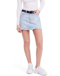 Free People We The Free By Denim A Line Skirt