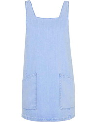 Light Blue Denim Overall Dress