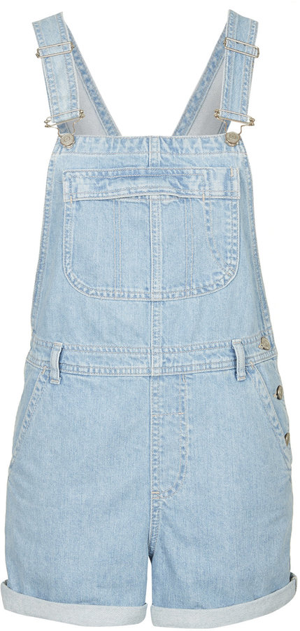 womens blue jean short overalls
