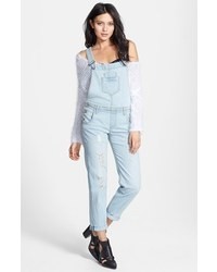 EDYSON Destroyed Overalls Deconstructed Light Wash 26