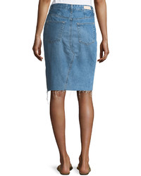 AG Jeans Ag The Emery High Waist Midi Skirt