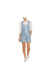 Moschino Sold Out Sequined Denim Playsuit