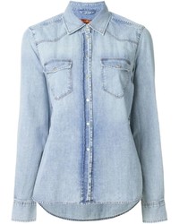 7 For All Mankind Washed Denim Shirt