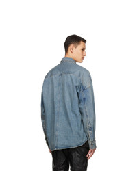 Juun.J Blue Denim Shirt