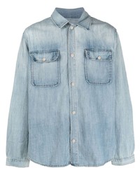 Frame Button Down Denim Shirt