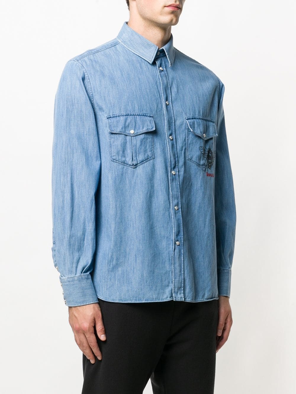 Gucci Classic Denim Shirt, $652 | farfetch.com | Lookastic