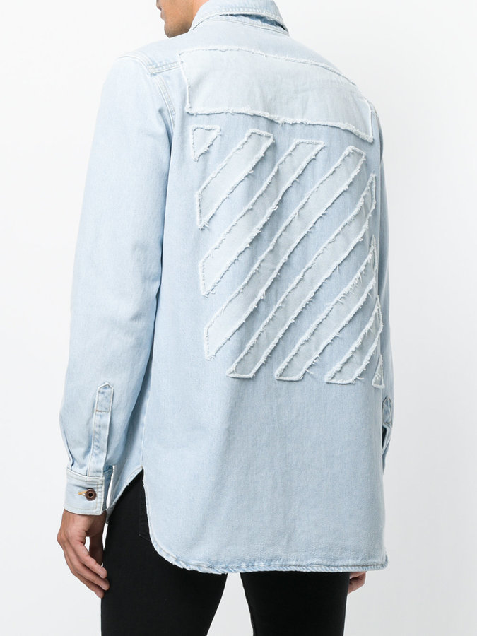 Off-White Denim Shirt, $578 | farfetch.com | Lookastic