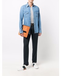 Tom Ford Long Sleeve Denim Shirt