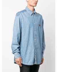 Tommy Jeans Oversized Two Tone Denim Shirt