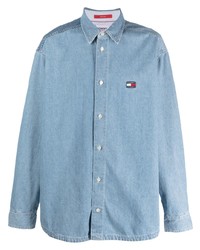Tommy Jeans Oversized Two Tone Denim Shirt