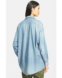 The Great The Big Oversized Chambray Shirt