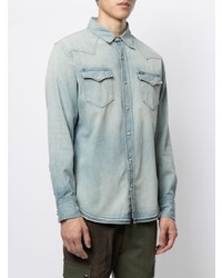 Polo Ralph Lauren Western Faded Effect Denim Shirt