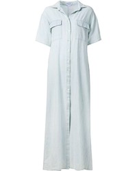 Frame Denim Long Denim Shirt Dress