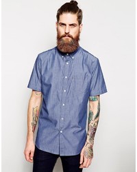 Element Shirt In Chambray Short Sleeves