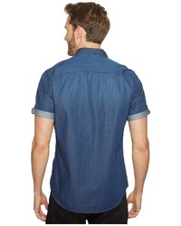 Calvin Klein Jeans Short Sleeve Denim Shirt Short Sleeve Button Up