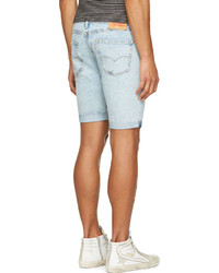 Levi's Blue 511 Slim Cut Off Shorts