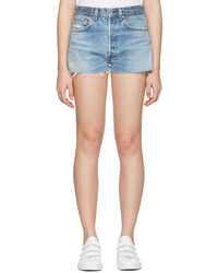 RE/DONE Blue The Classic Shorts