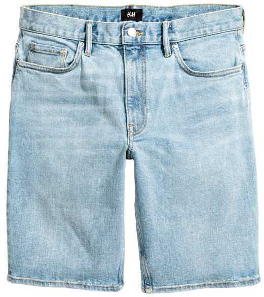 h & m jean shorts