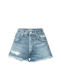 Citizens of Humanity Distressed Denim Shorts