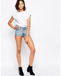 Cheap Monday Ease Shorts In Sky Blue
