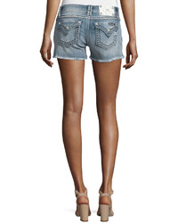 Miss Me Faded Frayed Shorts Lt 90