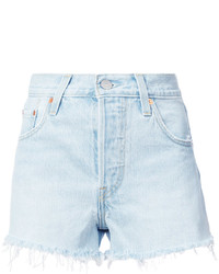 Levi's Frayed Denim Shorts