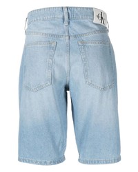 Calvin Klein Jeans Logo Patch Denim Shorts