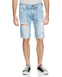 True Religion Ricky Relaxed Fit Denim Shorts In Down Rock