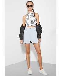 Forever 21 The Fifth Label Light The Way Denim Shorts