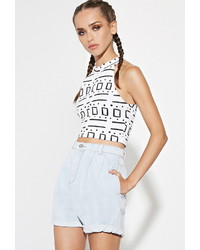 Forever 21 The Fifth Label Light The Way Denim Shorts