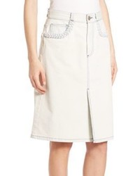 See by Chloe Braided Pocket Denim Skirt