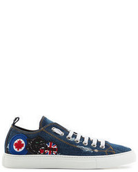 Dsquared2 Denim Sneakers With Patches