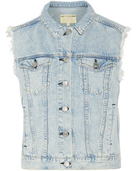 Rag & Bone Frayed Denim Vest