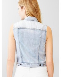 gap jean vest