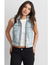 American Eagle Outfitters O Denim Vest