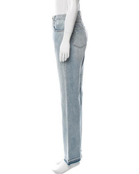 Sea Frayed Flared Jeans W Tags