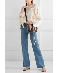 See by Chloe See By Chlo High Rise Straight Leg Jeans Mid Denim