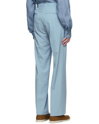 Paul Smith Blue Wool Trousers