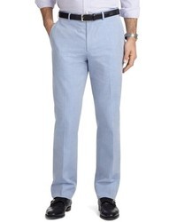 Brooks Brothers Fitzgerald Fit Plain Front Cotton Dress Chinos