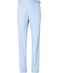 Richard James Slim Fit Cotton Suit Trousers