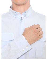 Balmain Button Down Oxford Cotton Shirt