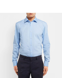 Hugo Boss Blue Jenno Slim Fit Cotton Oxford Shirt