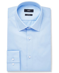 Hugo Boss Blue Jenno Slim Fit Cotton Oxford Shirt