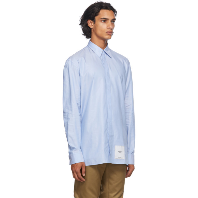 Maison Margiela Blue Oxford Shirt, $755 | SSENSE | Lookastic