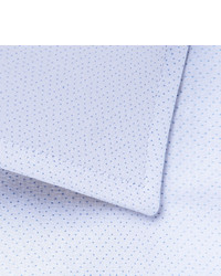 Richard James Blue Pin Dot Cotton Shirt
